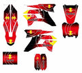 ADESIVI RED BULL X PLASTICHE KRZ PIT BIKE KAYO SERIE TT125 TT140 TD160 TT160 TT190R
