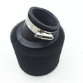 FILTRO IN SPUGNA 48mm 45° per carburatore mikuni 22 26 pit bike cross quad 4 tempi aria lavabile