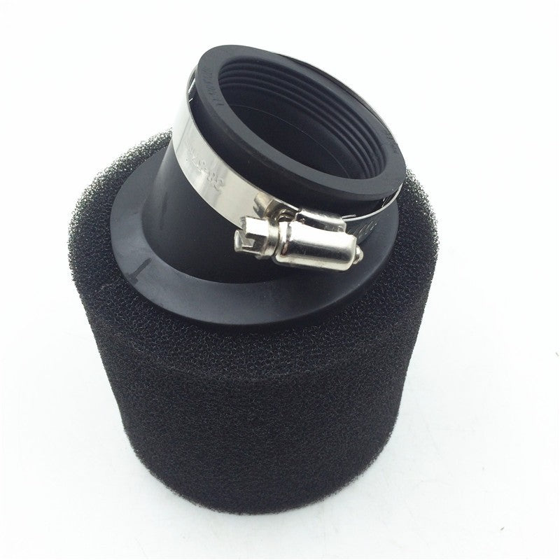 FILTRO IN SPUGNA 39mm 40mm 45° per carburatore mikuni 16 19 22 pit bike cross quad 4 tempi aria lavabile