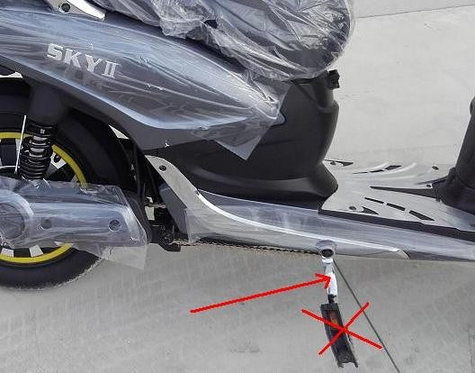 COPPIA PEDALI ESCLUSO POGGIAPIEDI - bici elettrica scooter sky II tipo z-tech