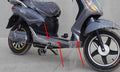 COPPIA PLASTICHE COLORATE SOTTO PEDALI LATERALI  - bici elettrica scooter sky II tipo z-tech