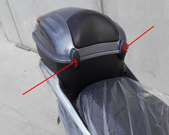 1PZ CERNIERA BAULETTO POSTERIORE - bici elettrica scooter sky II tipo z-tech