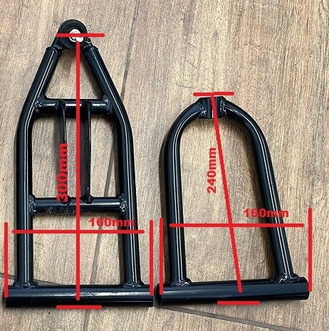 SET BRACCI ANTERIORI OSCILLANTI QUAD 125 SPORT - miniquad 4 tempi
