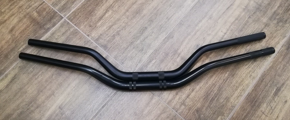 MANUBRIO PIEGA BASSA MOTARD 28mm centro RACING ALLUMINIO RINFORZATO