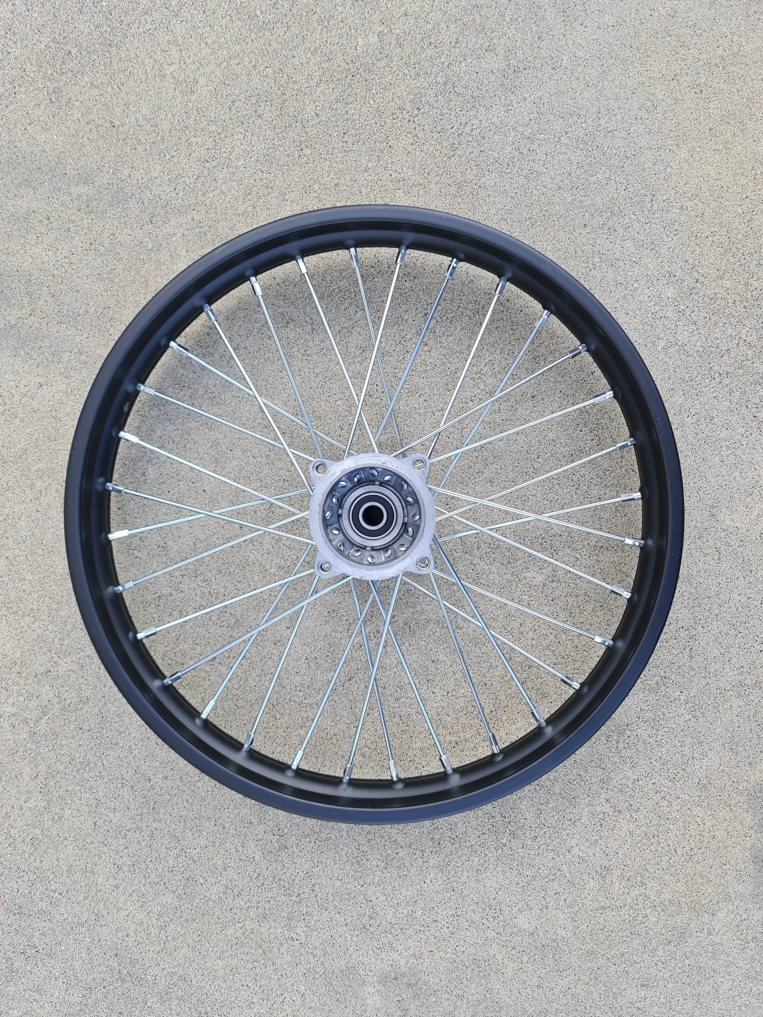 CERCHIO ALLUMINIO ANTERIORE KAYO 17" KRZ170 RACING 70/100-17 - pit bike bse per gomme copertone