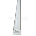 40W Alluminio Grill Plafoniera con tubo LED Bianco naturale 120 cm