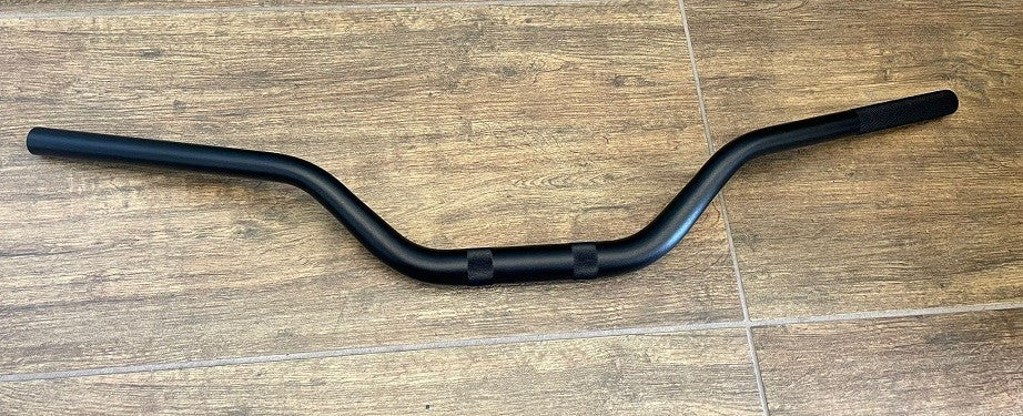MANUBRIO 28mm KAYO KRZ170 190 RACING ANTRACITE NERO - pit bike cross piega media