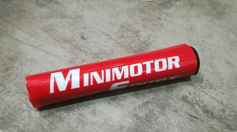 PARACOLPI SPUGNA MANUBRIO ROSSO QUAD ATV 125 SPORT miniquad 110