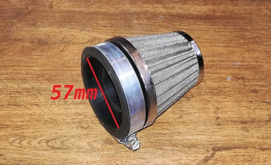FILTRO ARIA RETE METALLICA CONO MINIMOTO MINICROSS PIT BIKE ATV QUAD