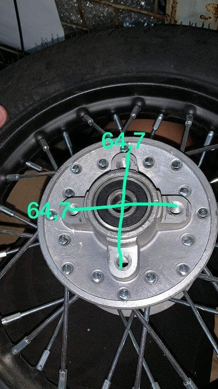 kit MOTARD CERCHI e GOMME 3.00X10 MINICROSS MORINI ANTERIORE E POSTERIORE pit bike