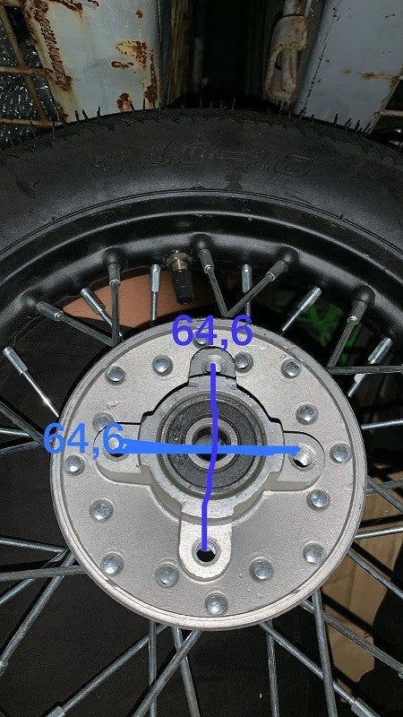 kit MOTARD CERCHI e GOMME 3.00X10 MINICROSS MORINI ANTERIORE E POSTERIORE pit bike