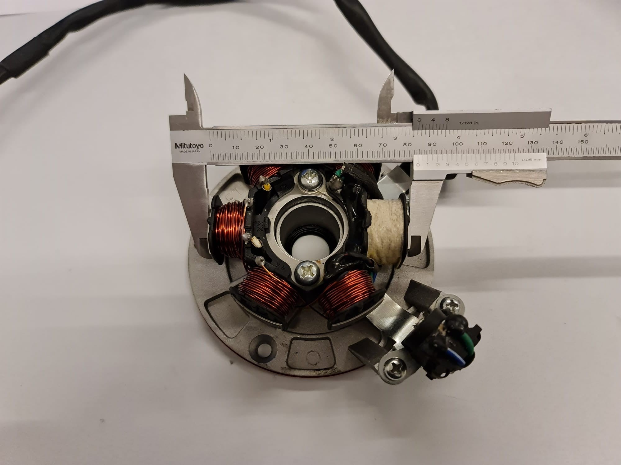STATORE 6 BOBINE CON PIATTO YX 125 BLOCCO MOTORE 125cc