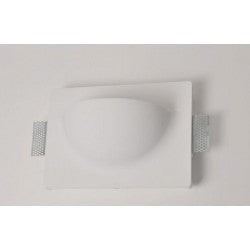 mw8501 FARETTO IN GESSO MURO DA PARETE A SCOMPARSA X LAMPADE LED DESIGN