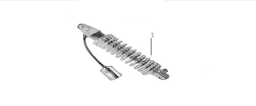 AMMORTIZZATORE DNM PROFESSIONALE PIT BIKE MOTARD KAYO GP1 27cm
