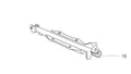 SOLO SUPPORTO PEDALINE PIT BIKE KAYO MOTARD GP1 TD125cc  TD160cc