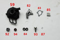 SET COMPLETO POMPA ACQUA PER MINICROSS MORINI 50cc 65cc INGRANAGGI LIQUIDO