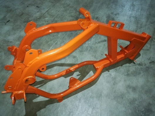 TELAIO ARANCIONE MINICROSS MORINI 65cc minimoto cross tipo lem ktm