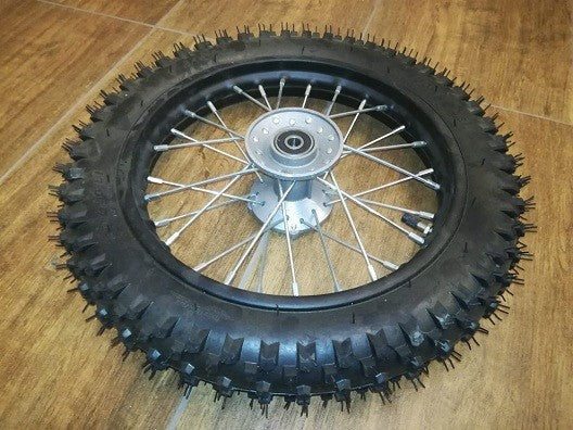CERCHIO GOMMATO MORINI 60/100-12 ANTERIORE 2.5X12 gomma ruota completa