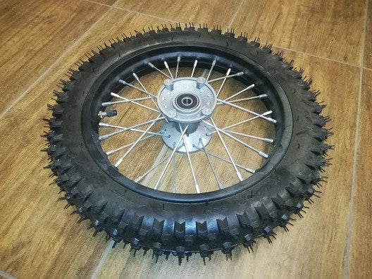 CERCHIO GOMMATO MORINI 60/100-12 ANTERIORE 2.5X12 gomma ruota completa