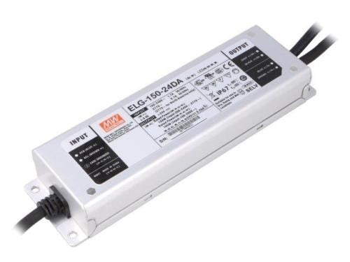 MEAN WELL ELG-150-24 CARICA Alimentatore switched-mode COMUNICAZIONE DALI Led 150W