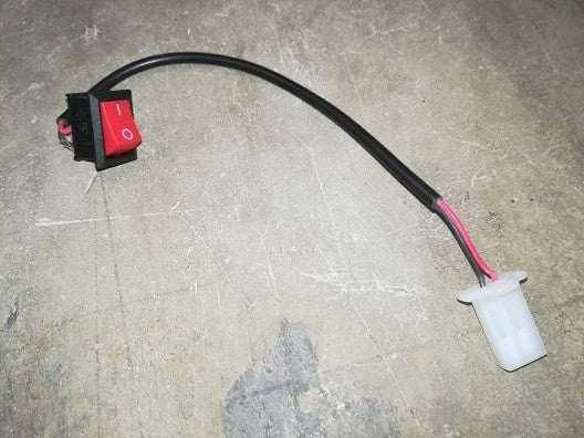 TASTO ROSSO INTERRUTTORE ON OFF SUL MANUBRIO - bici elettrica scooter sky II tipo z-tech