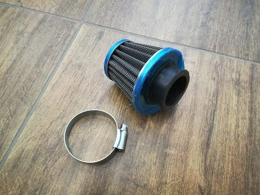 FILTRO A CONO PIT BIKE ORION COLLETTORE DRITTO ATTACCO 35mm