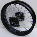 CERCHIO CANALE 1.85X10 80/100-10 KAYO BSE SDG 10" PIT BIKE POSTERIORE PERNO RUOTA DA 15mm 30 RAGGI PER GOMME 3.00X10