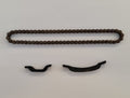 CATENA+COPPIA PATTINI SCORRI CATENA DISTRIBUZIONE AVVIAMENTO ELETTRICO 19.5CM CHIUSA 31 MAGLIE