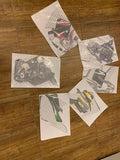 1 KIT ADESIVI COLARATI CRF 50