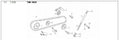 kit set di distribuzione blocco motore yx 140cc