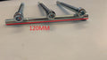 kit 4PZ PERNI SUPPORTI MANUBRIO 12cm M8 DADI BULLONI VITI FISSAGGIO