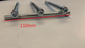 kit 4PZ PERNI SUPPORTI MANUBRIO 11cm M8 DADI BULLONI VITI FISSAGGIO