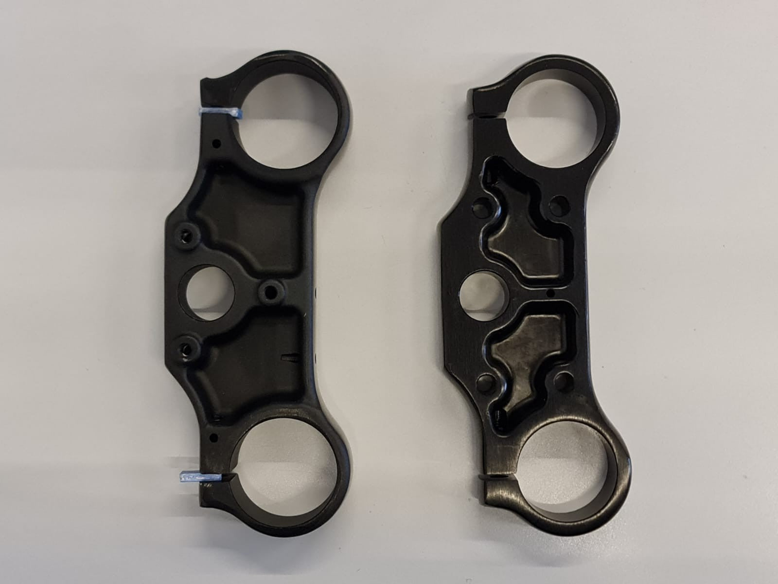 COPPIA PIASTRE STERZO PIT BIKE KAYO TT140 TT125 TT170