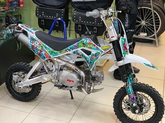 ADESIVI ZOMBI PER PIT BIKE TSD-F110