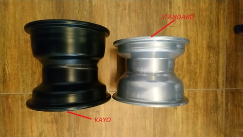 01Pz CERCHIO KAYO PER GOMMA  18X9,5-8 POSTERIORE ATV QUAD 125CC-AU110-AU125