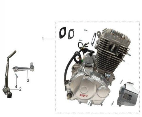 BLOCCO MOTORE 250CC CROSS KAYO K2