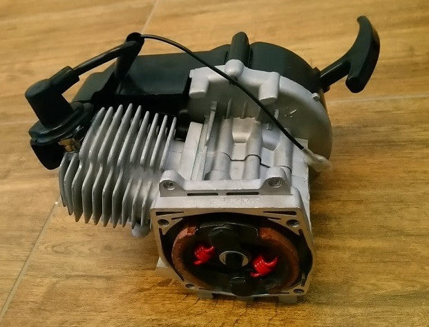 BLOCCO MOTORE MINIMOTO SENZA CAMPANA CON AVVIAMEMTO FACILITATO EASY START  KAYO SX50 miniatv minicross miniquad