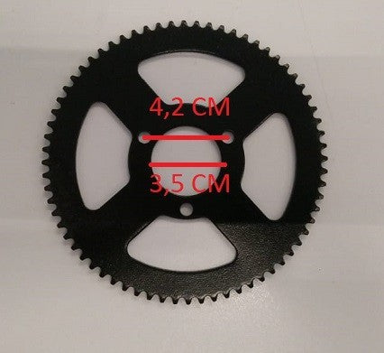 CORONA 68 DENTI PASSO PICCOLO MINIMOTO