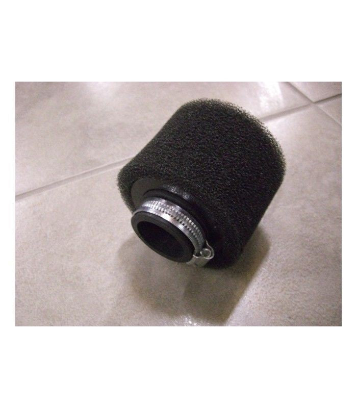 FILTRO IN SPUGNA 41-43mm DRITTO per carburatore mikuni 22 26 pit bike cross quad 4 tempi aria lavabile