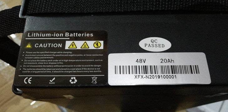 BATTERIA A LITIO SCOOTER ELETTRICO SKY II REVENGE 48V 20AH