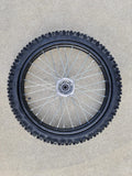 01pz GOMMA CERCHIATA 70/100-17 perno 15mm CERCHI GOMME cross PIT BIKE BSE MONSTER - CERCHIO COPERTONE