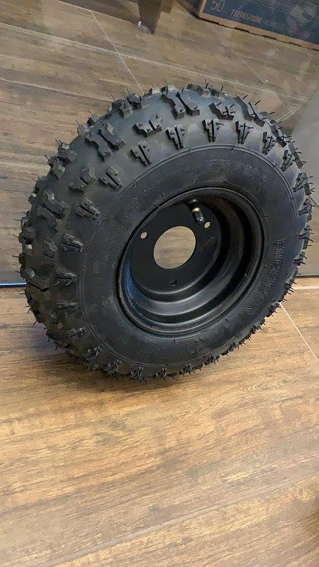 01PZ CERCHIO GOMMATO 13X5-6 posteriore MINIQUAD ELETTRICO HUMMER 1000W 6 pollici - MINIATV ATV QUAD