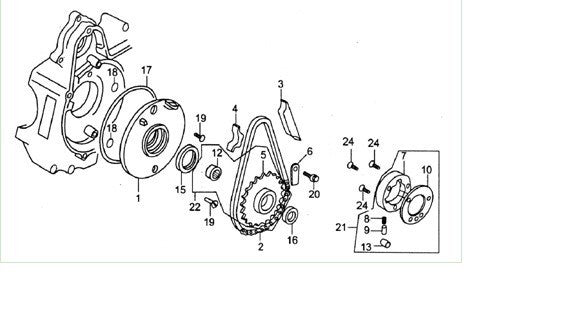 O-RING 107X2 PER PIATTO STATORE 110/125