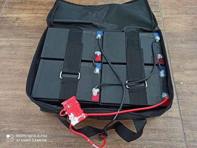 PACCO BATTERIA 48V PER MONOPATTINO CHAOS 4 BATTERIE da 12V 12AH