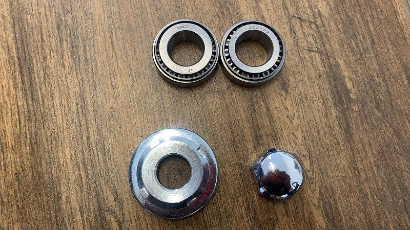BULLONI CUSCINETTI SERIE STERZO MINICROSS MORINI COMPLETA CALOTTE GHIERA SFERE MANUBRIO MORINI CUSCINETTI D. INTERNO 22 E 23