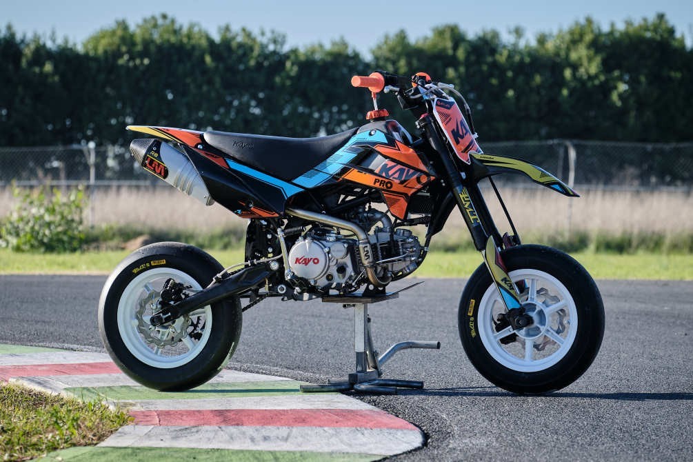 MOTARD / CROSS  KAYO TD160 - PIT BIKE 160CC 4 TEMPI