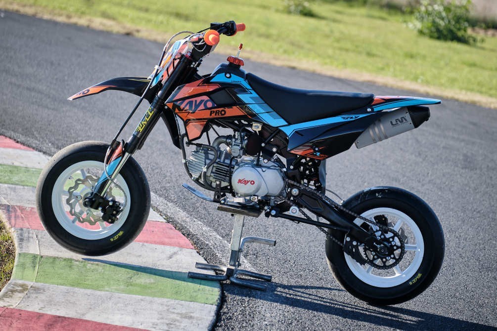 MOTARD / CROSS  KAYO TD160 - PIT BIKE 160CC 4 TEMPI
