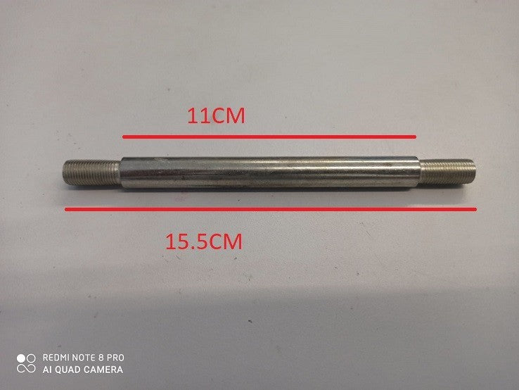 PERNO RUOTA  ANTERIORE MINIMOTO DIAMETRO 12  LUNGHEZZA 15.5 CM