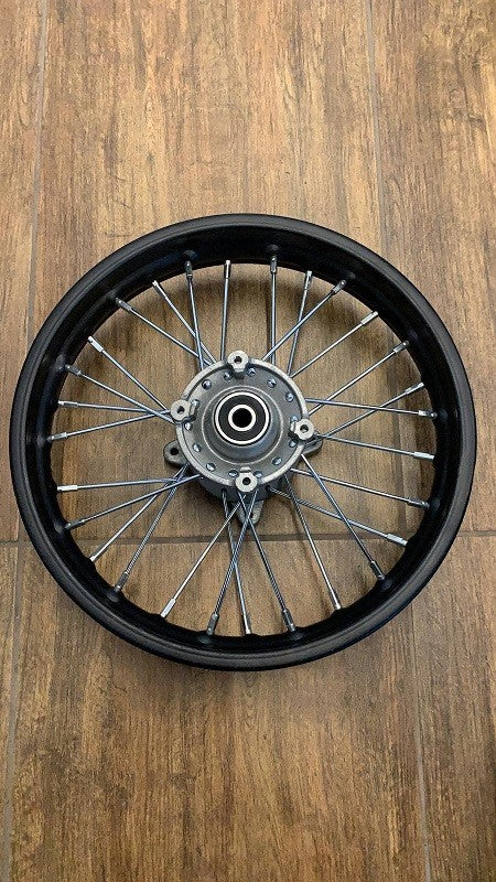 CERCHIO MORINI simile KTM 70/100-12 perno 12mm POSTERIORE per gomma copertone 2.75X12