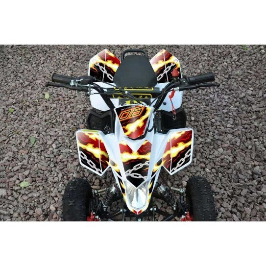 ADESIVI MINIQUAD FOX ROSSI BLU VERDI